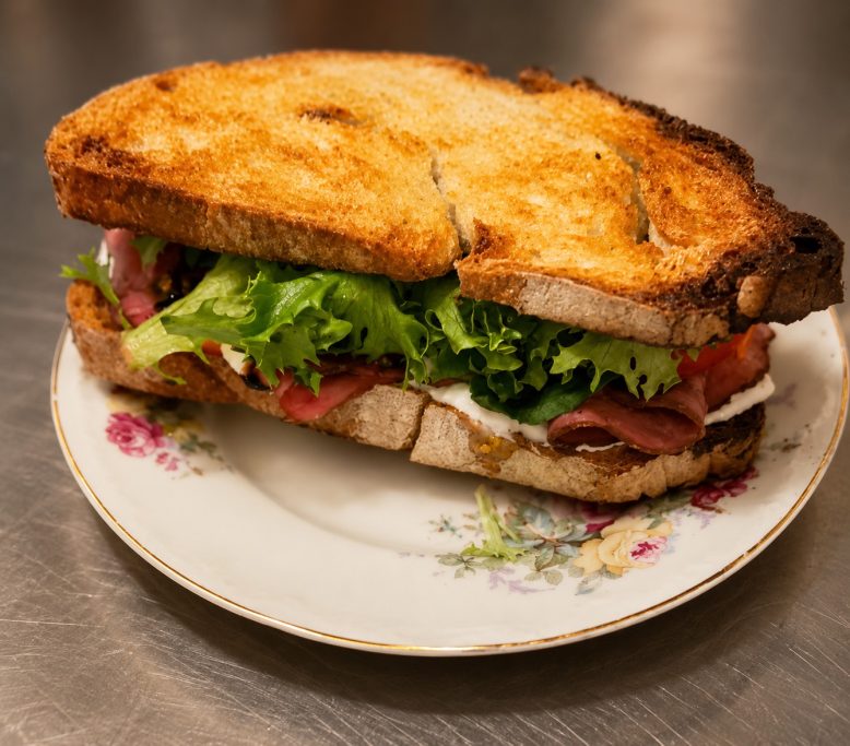 Le salé Sandwich rustique - Langues de Chà